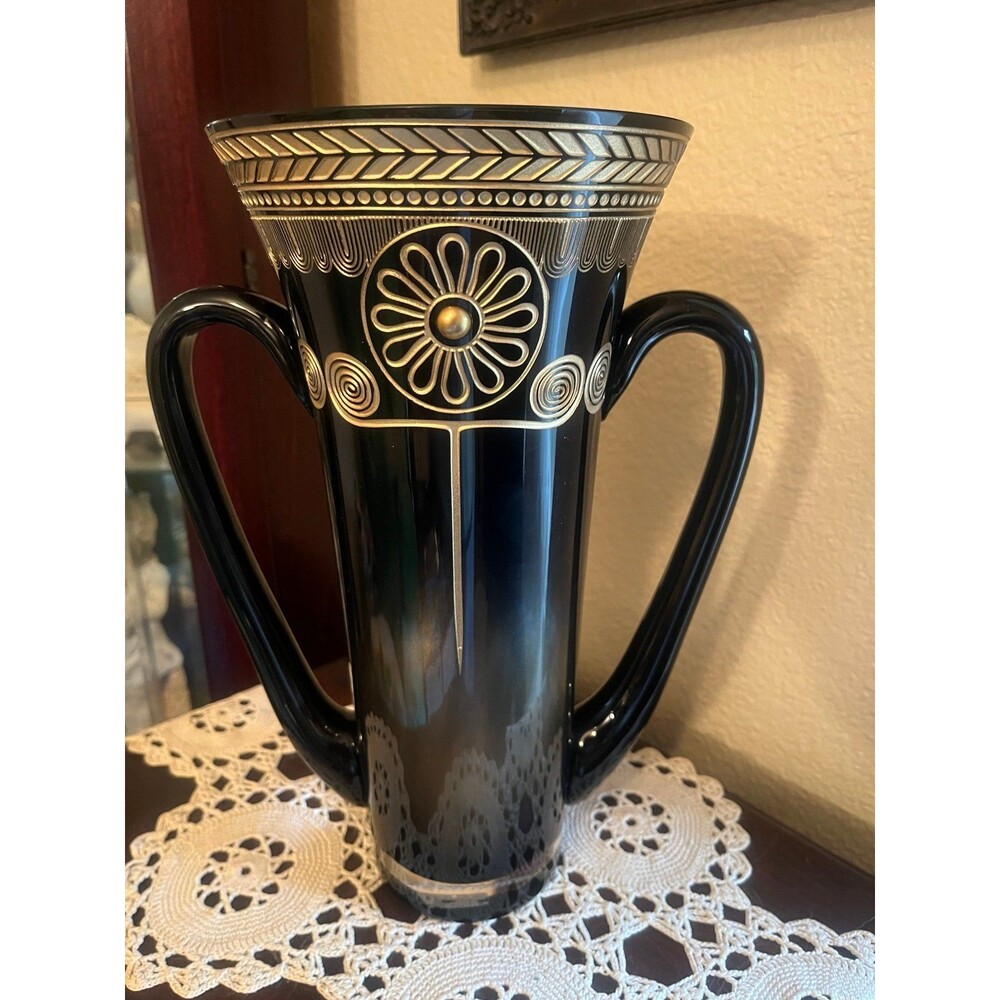 Pasabahce Magazalari Troy Two Handed Glass Vase